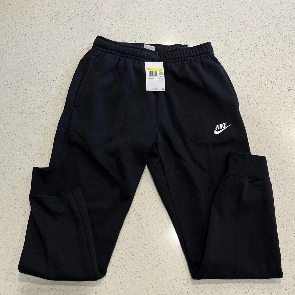 Nike Men's NSW Sportswear Club Fleece Jogger Tapered Black Size S NWT BV2671-010